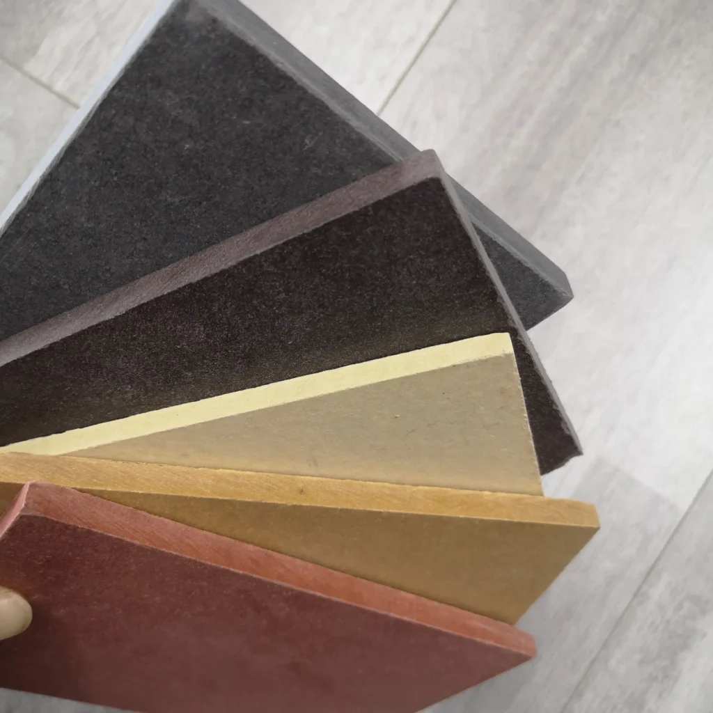 Color fiber cement board