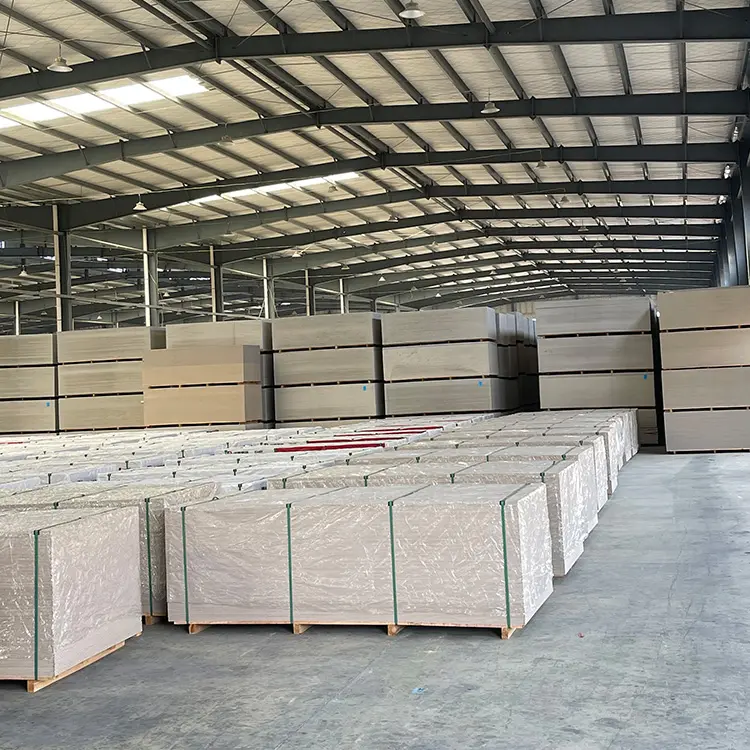 Middle density fiber cement building boards