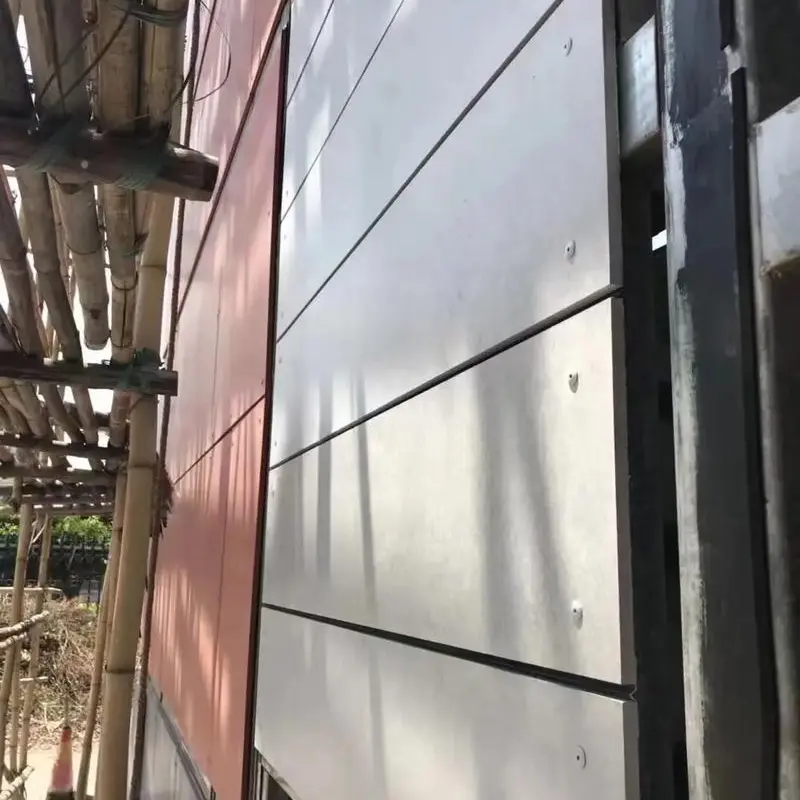 School exterior wall paint-free boards