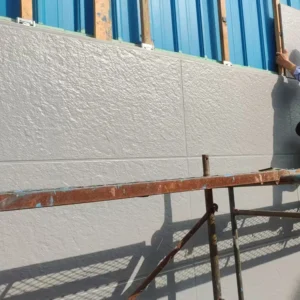 Fireproof fiber cement board for exterior wall cladding