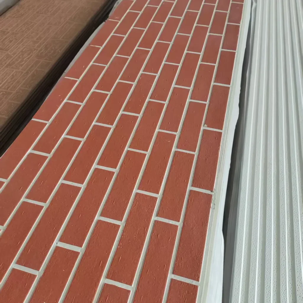 fiber cement brick-patterned cladding