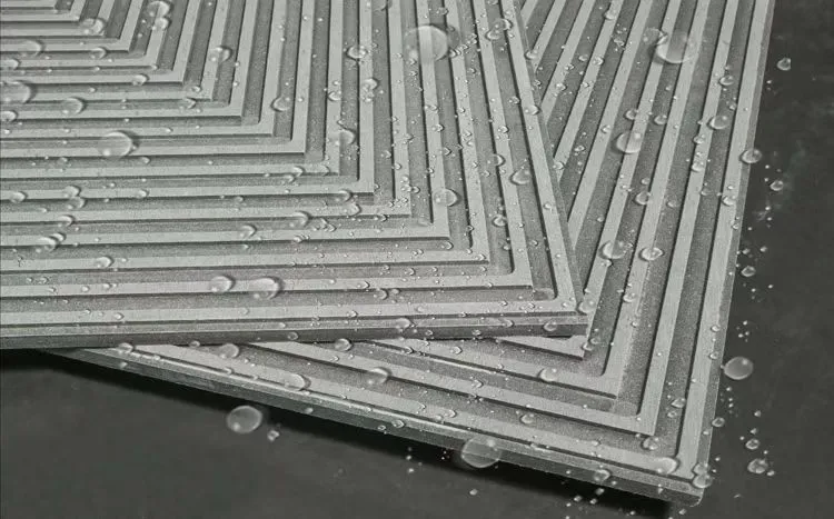cement grooved panel
