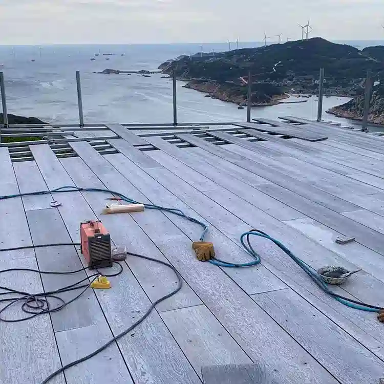 Fiber cement boardwalk planks